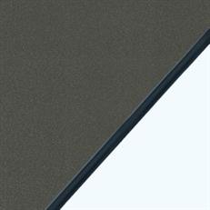 Buitenzijde Alux DB703 zand structuur glad met zwarte afdichting binnenzijde wit 9016 
RAL  Antraciet/zwart/zilver - 9016